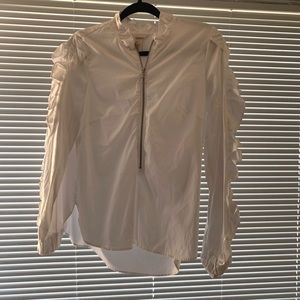 H&M White Blouse puffy sleeves